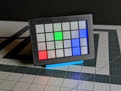 BCD Clock Housing for ESPHome / 4x6 LED Matrix, Fusion 360 Export Included