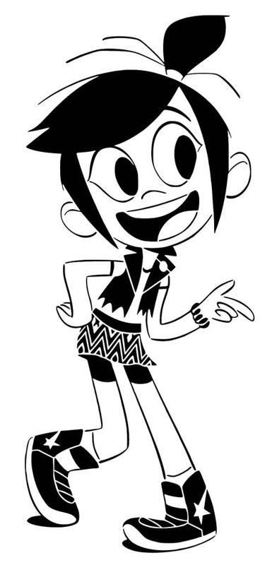 Molly McGee stencil 3