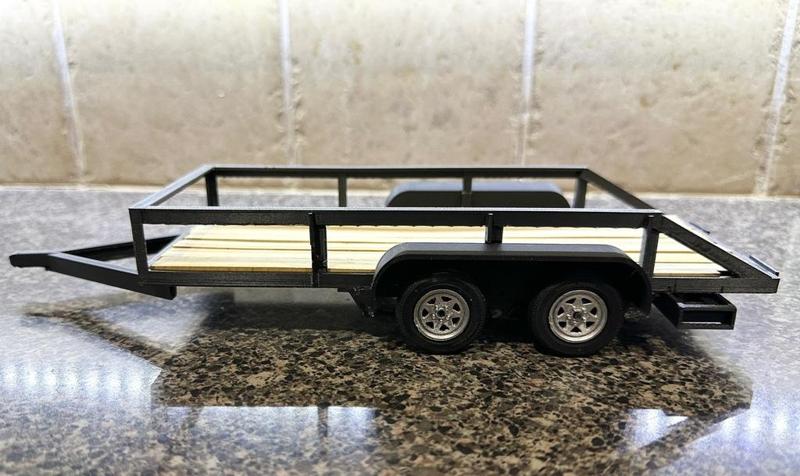 1/24 Scale 16' Flatbed tailer