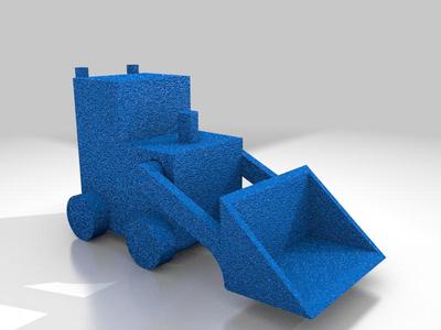 Bulldozer snow/sand toy