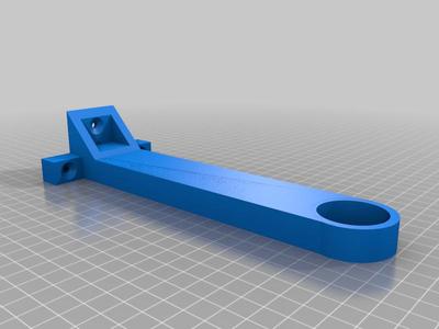 Closet rod bracket, undermount.