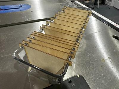 Divider for Long Plastic Storage Tray