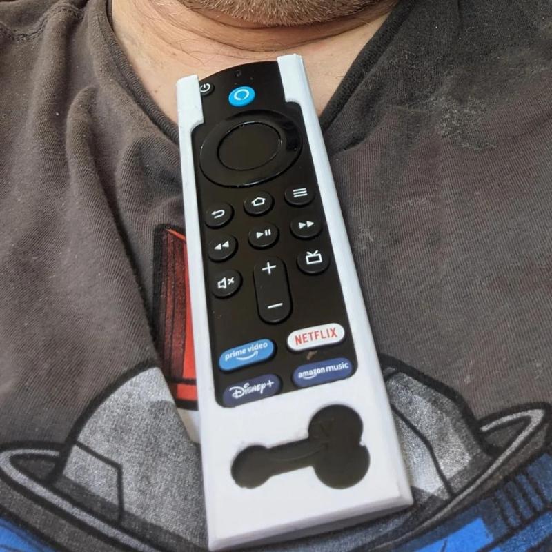 FireTv Remote Control Holder with Clip
