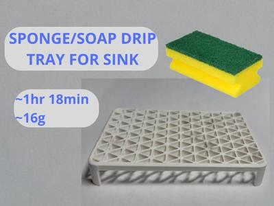 Sponge/soap drip tray