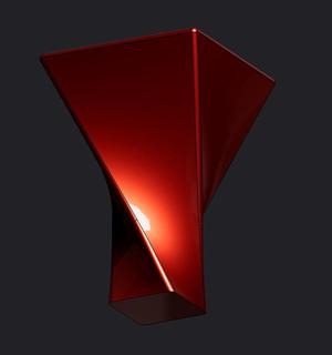 Vase twisted square