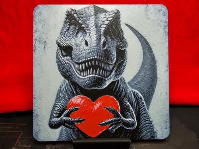 T-Rex with Heart - HueForge