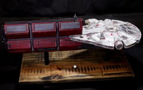 Cargo Barge Millennium Falcon