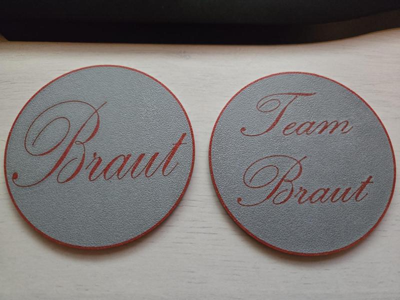 Drink Coasters Bride and Bridal Party for a Bachelorette Party 