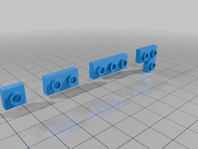 LEGO Tiles (inverted, 3.2 mm)