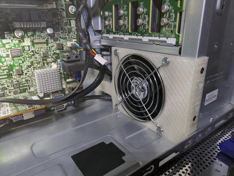 HP ProLiant ML110 Gen9 (P99) PCI fan support