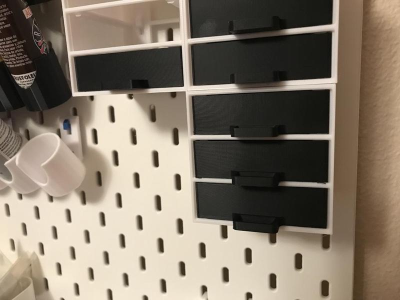 Skadis Universal 3 Drawer Parts Cabinet