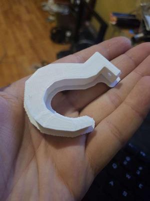 Low Poly Hanging hook (1 bolt needed)