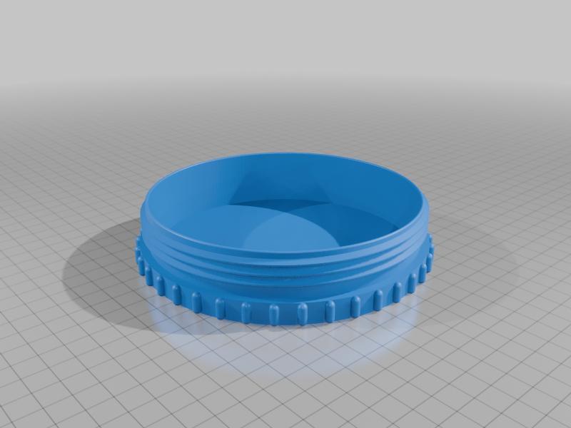 Bottom par of box for sandpaper Ø125MM 