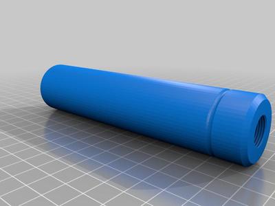 Whisper Pickle, A airsoft suppressor with 14mm threads.