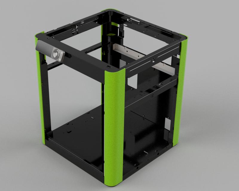 Bambu Lab P1P - Fancy Corner Panels