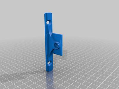 Kitchen cabinet drawer replacement front plate mount (?)