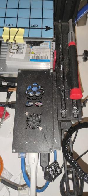 octoprint raspi case with fan dual relays