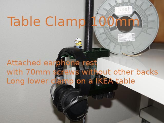 Voilà Table Stick Clamp 100mm