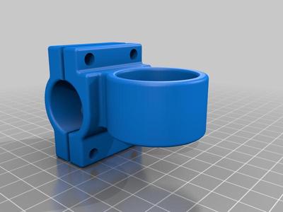 Automotive power socket bar mount