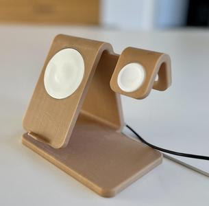 iWathc iPhone Qi charge stand