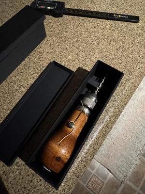 Really specific leather sewing awl protection box