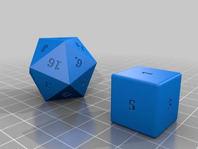 Dice d20 d6