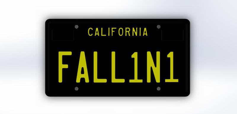 Lucifer License Plate