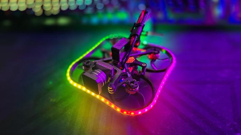FlyWoo FlyLens75 HD - Frame for SpeedyBee Metor LEDs and Walksnail Moonlight VTX