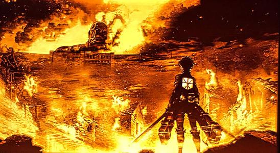Attack on Titan Lithophane 100x55mm
