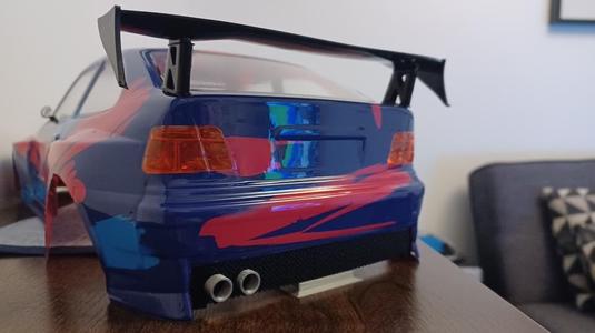 aPlastics e36 rear trim and exhaust