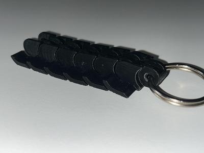 tank track shoe keychain