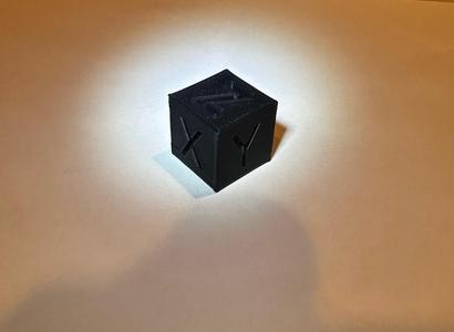 calibration cube 3d