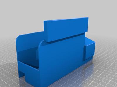 Ender 3 PSU cover for use with rear cable with vent cover