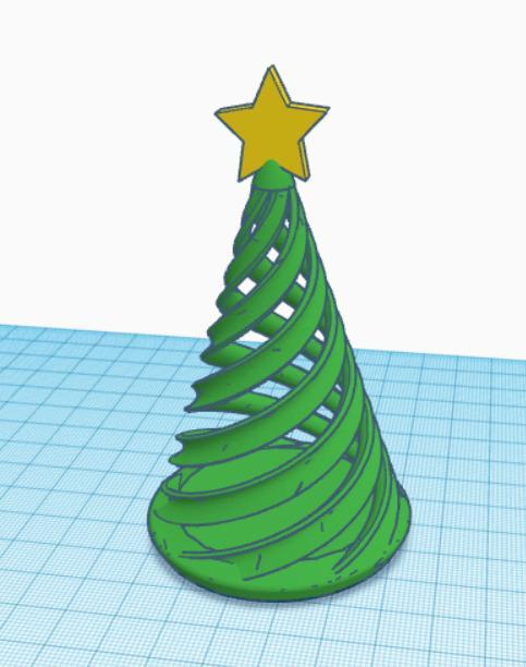 Arbol de navidad en espiral