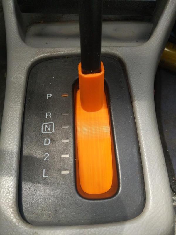 Geo Metro automatic transmission shifter slide cover