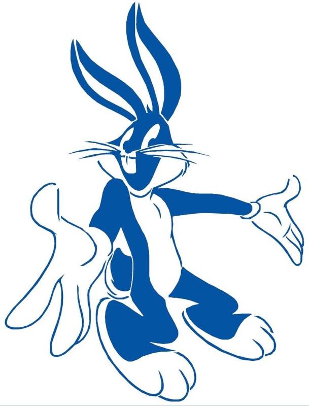 Bugs Bunny stencil 7