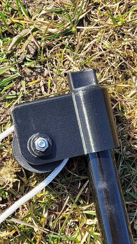 Pulley system for SpiderBeam 12HD Pole