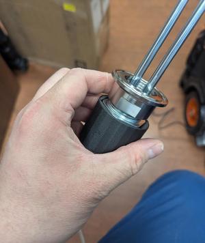 Homebrewing heater element power cover water heater