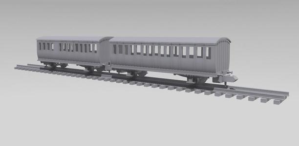 [OLD] N gauge 4 wheel coaches (1:148ish)(Beta)