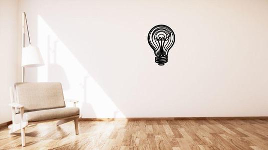 Bulb / Žárovka wall decoration