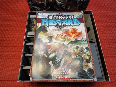 Champions of Midgard Jarl Edition board game insert - Remix