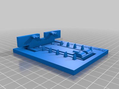 Dragon-shaped mobile phone holder.