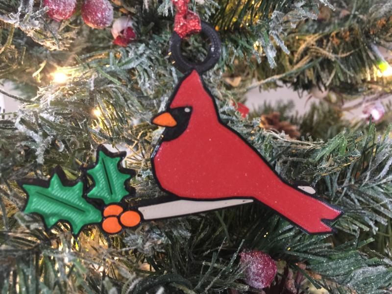 Cardinal Ornament -A'ishah