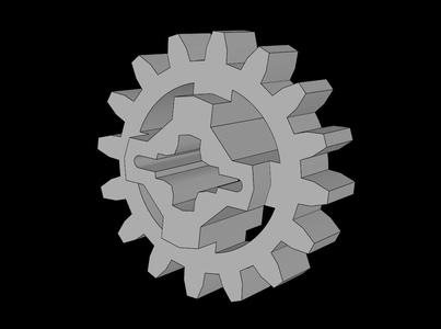 Lego Compatible (94925.dat) Technic Gear 16 Tooth Reinforced