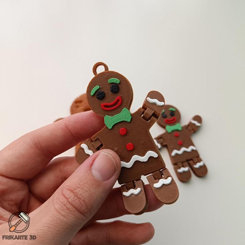 Flexi Gingerbread Man Tree Decoration