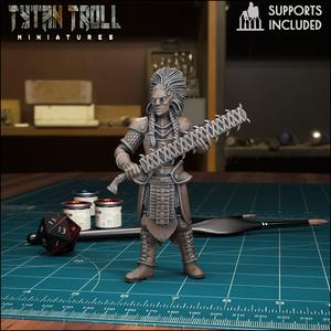 DnD Heroes Firbolg Fighter Female [Pre-Supported]