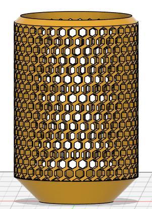 Hexagon Vase / Honeycomb Vase