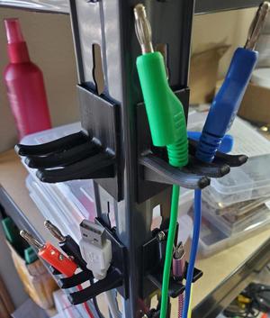 Shelf cable holder