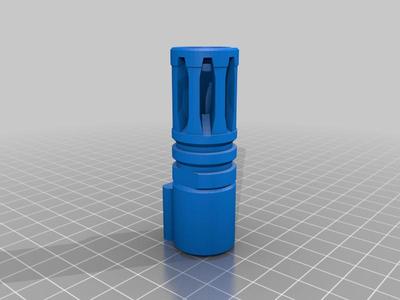 Flash Hider with stock laser mount