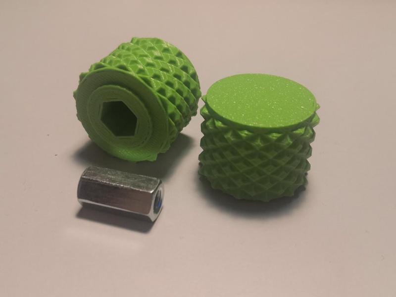 Parametric Knurled Nut Knob